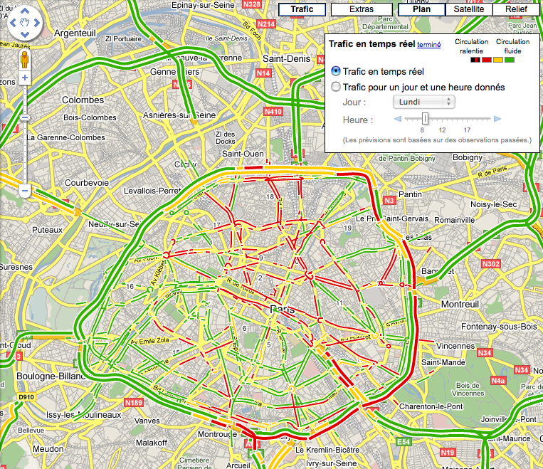 L'info-trafic sur Google Maps | Le blog d'