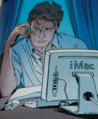 Largo Winch et son iMac